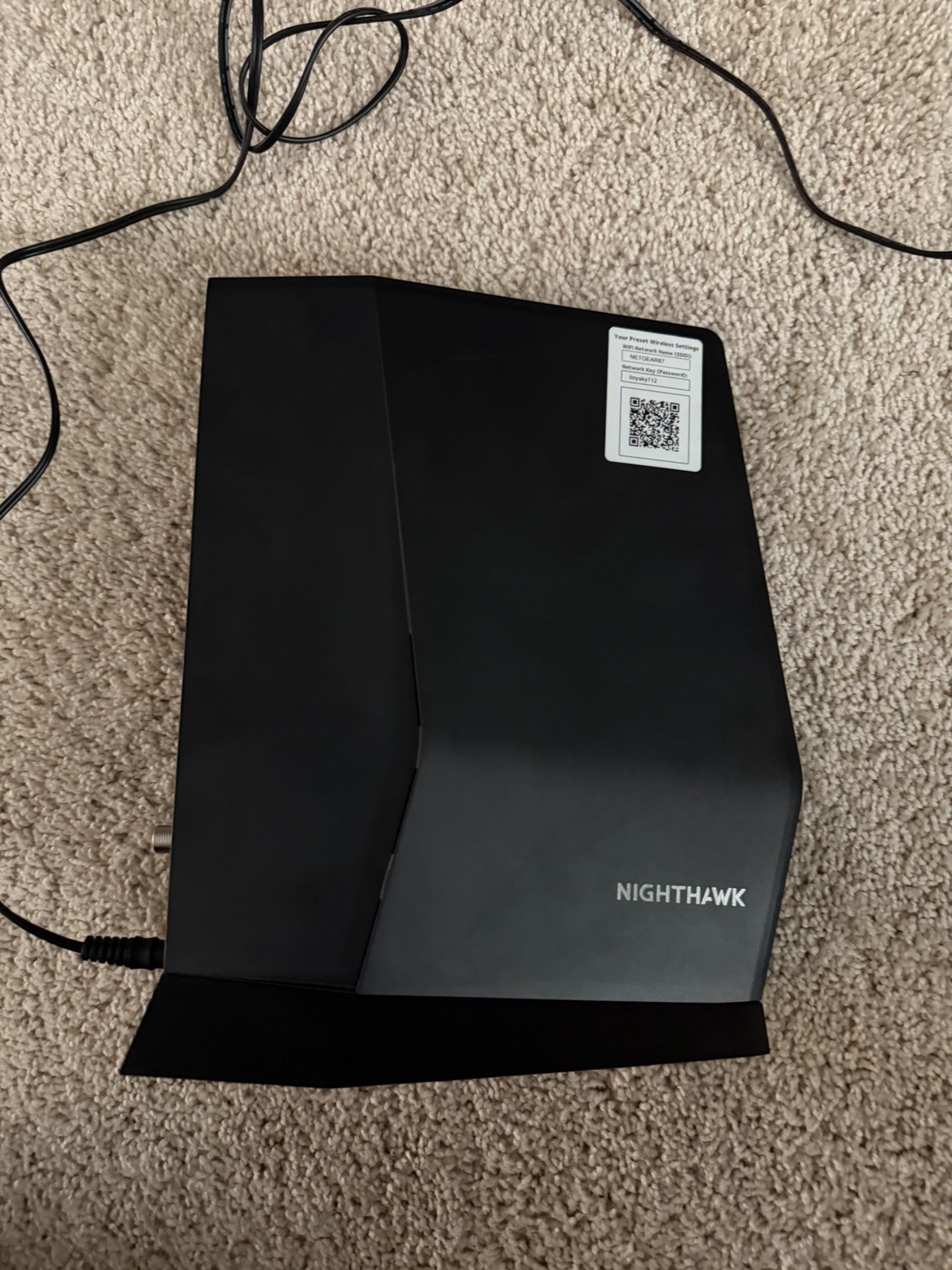 NETGEAR Cable Modem DOCSIS High Speed Internet Modem w/ Power Adapter Tes
