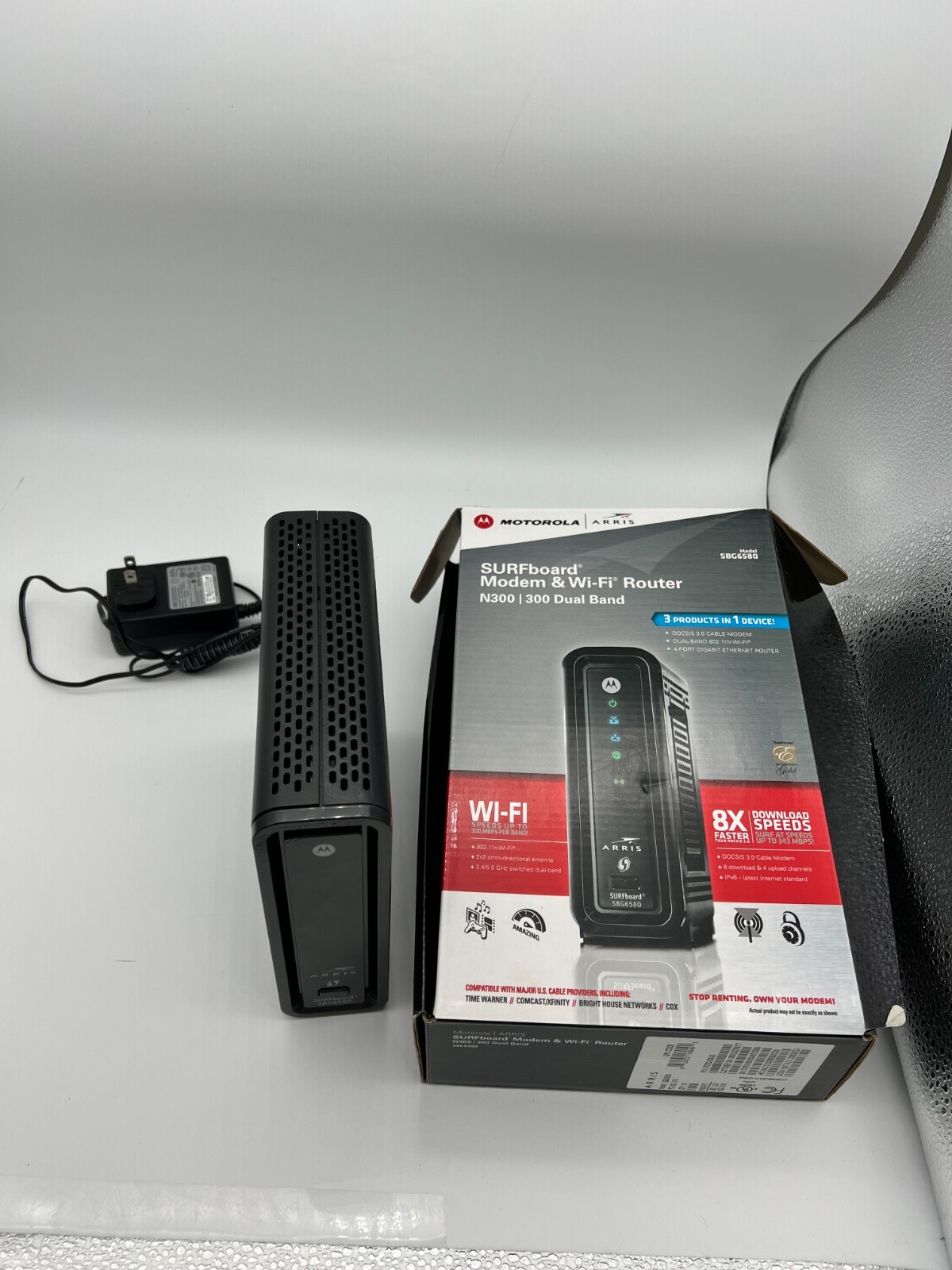 Arris Surfboard Modem & Wi-Fi Router N300| 300 Dual Band