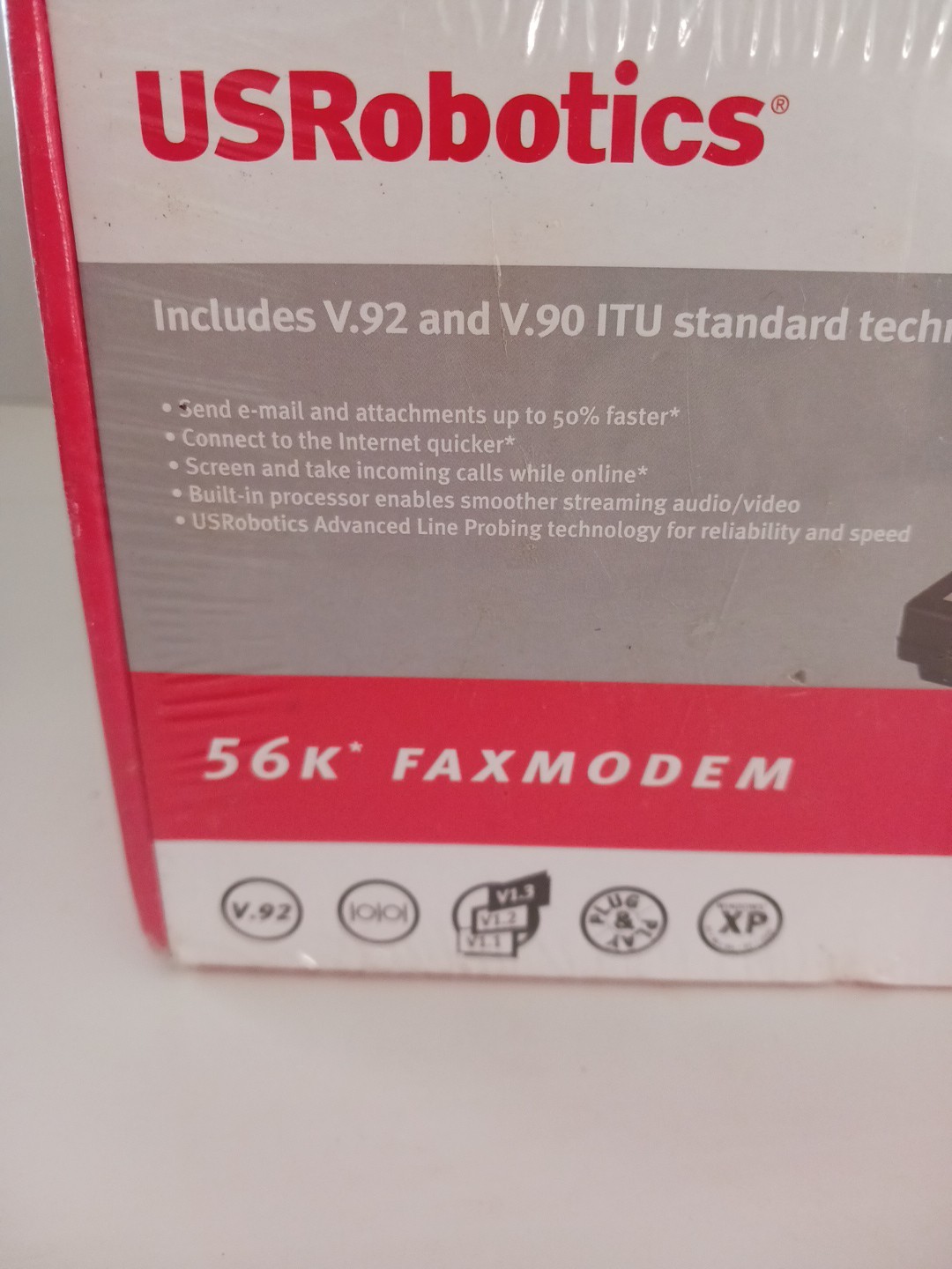 USRobotics 56K V.92 Fax Modem External Model 5686E Factory Sealed New in Box