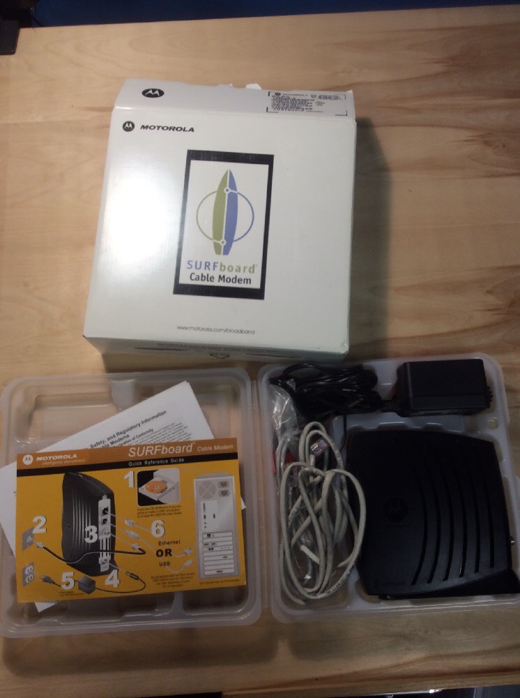 Motorola Surfboard Cable Modem SB5120 Preowned Networking Computer Hardware