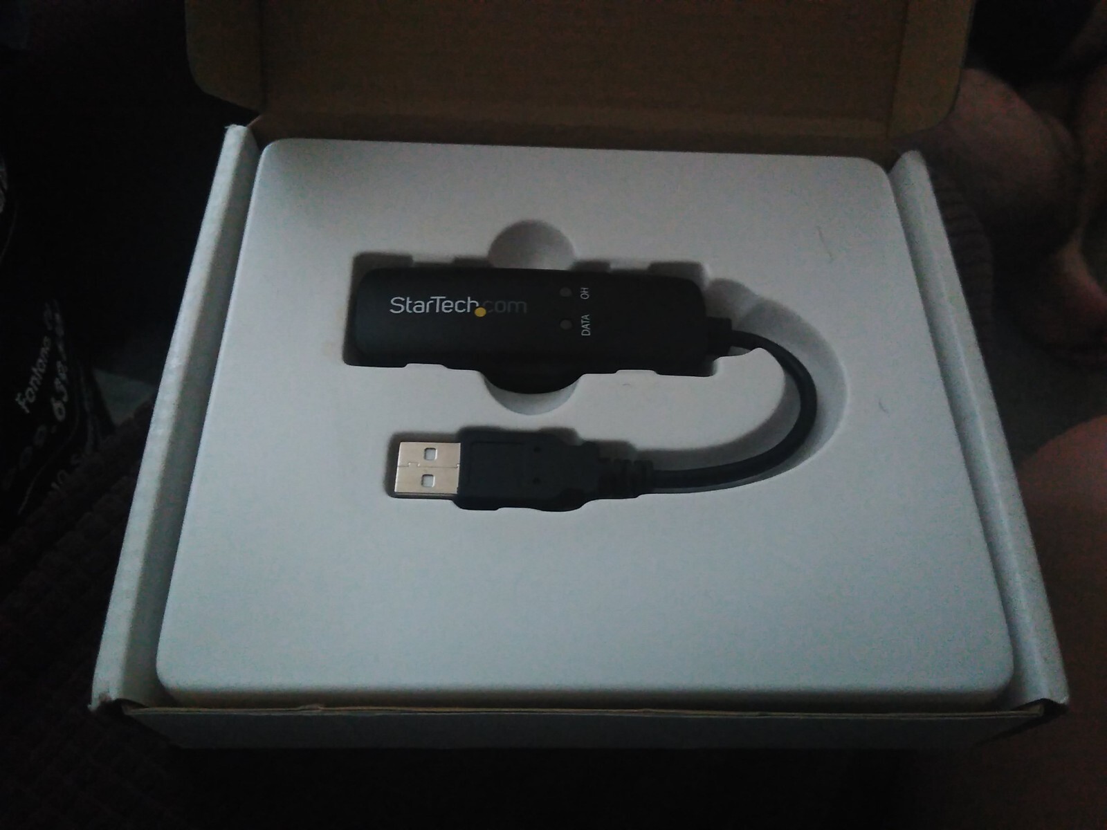 StarTech.com 56K USB dial up & fax modem V.92 external hardware base USB56KEMH2