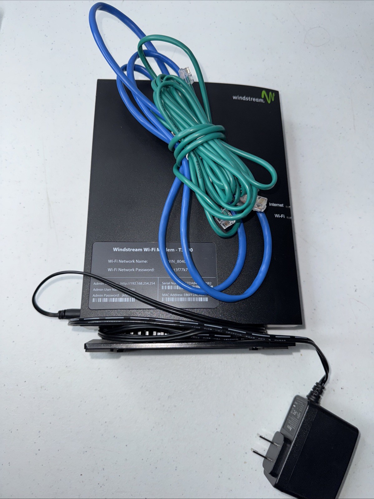 WINDSTREAM Wi-Fi modem T3200 Bonded VDSL2 Wireless AC Gateway Router