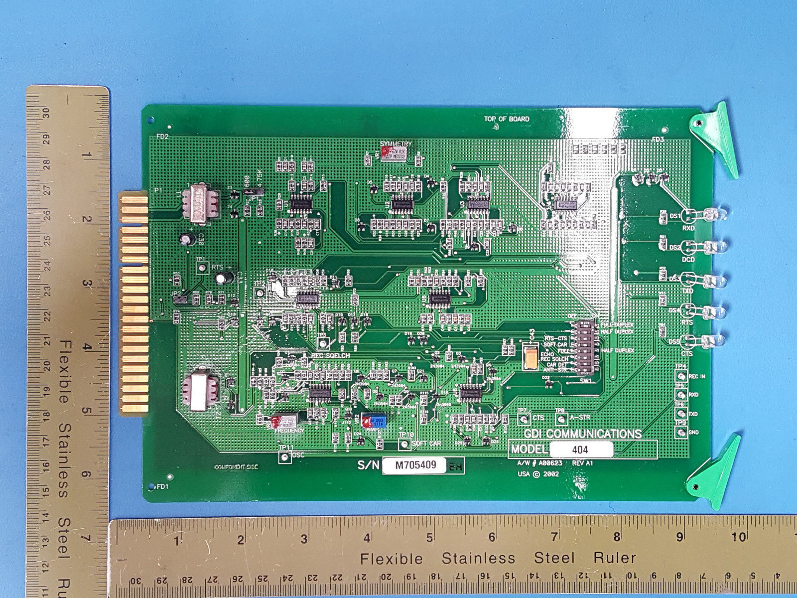GDI Modem, 400 Series, Model 404, REV A1 Internal Card