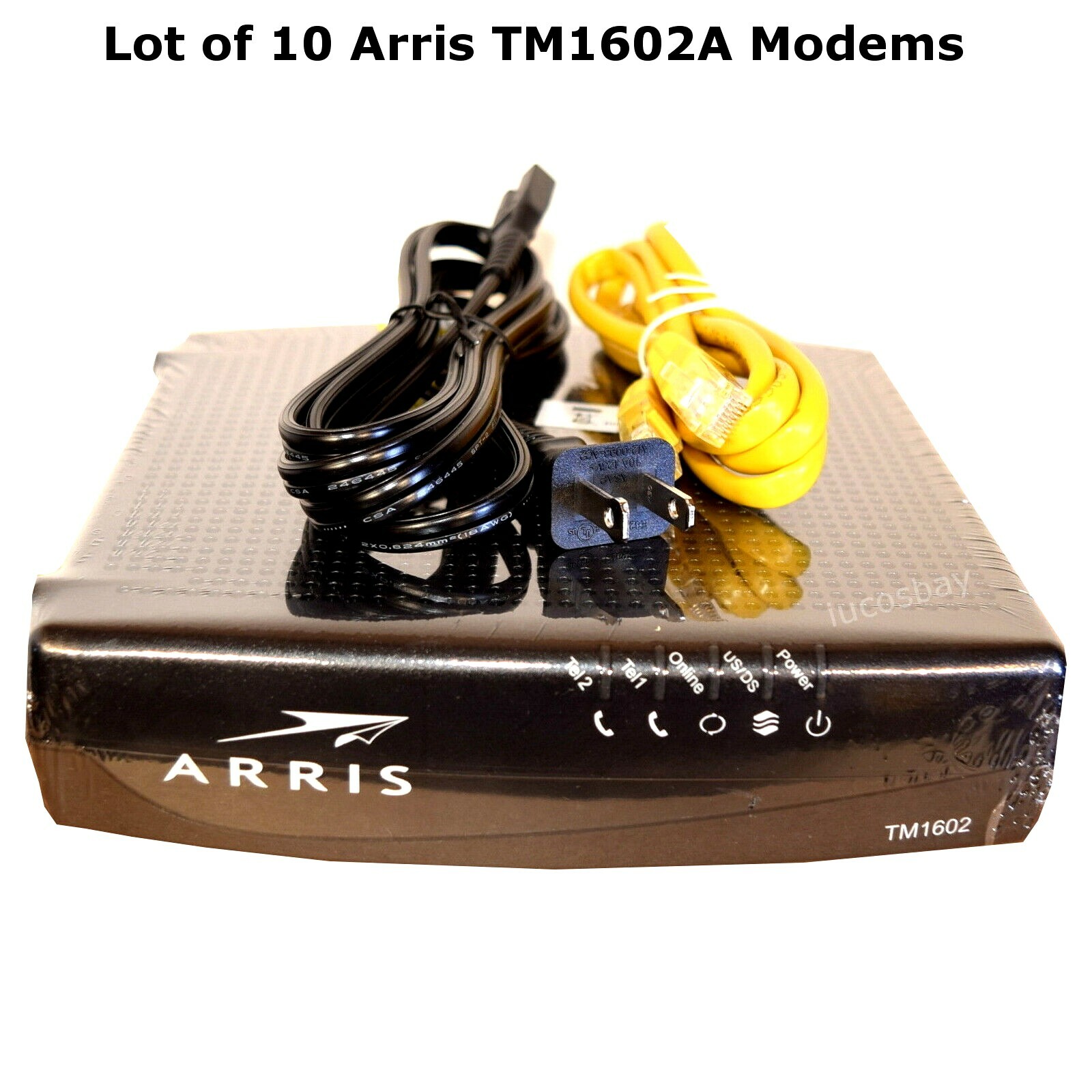 Lot of 10 Arris TM1602A Docsis 3.0 Telephony Cable Modems Charter Optimum Other