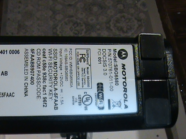 Motorola SURFboard SB6180 (SB6180) Black