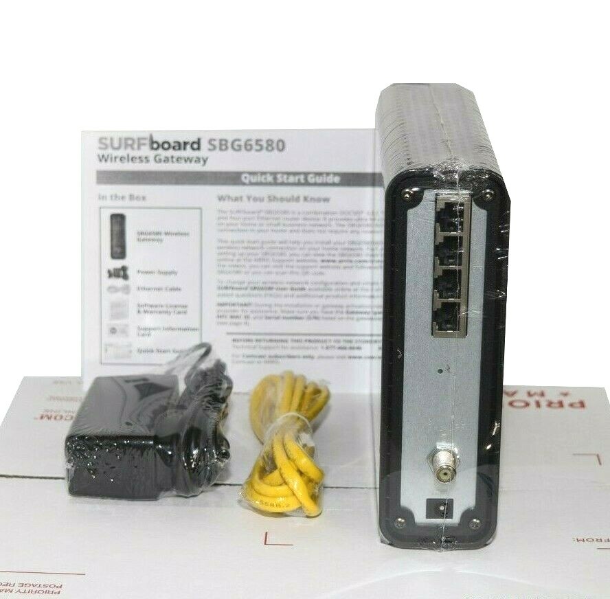 Motorola SBG6580 Wireless Cable Modem Router Internet WiFi Comcast Xfinity COX
