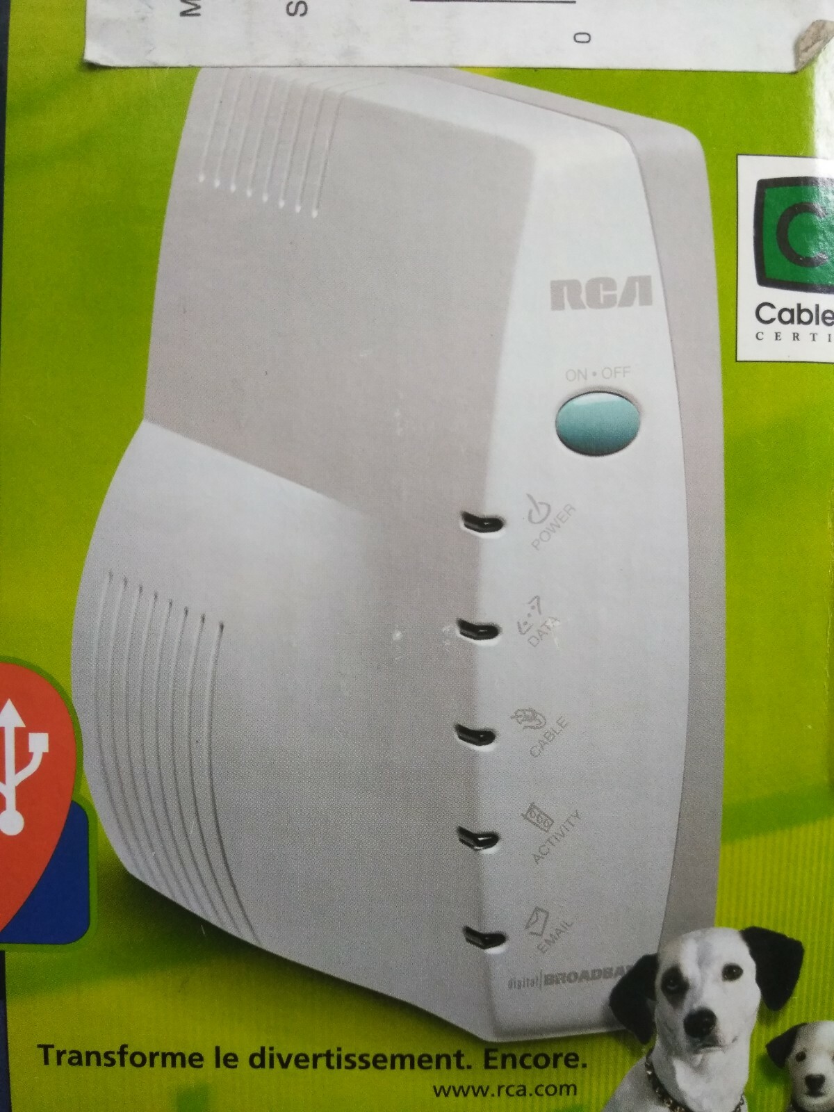 Rca DCM-226 cable modem