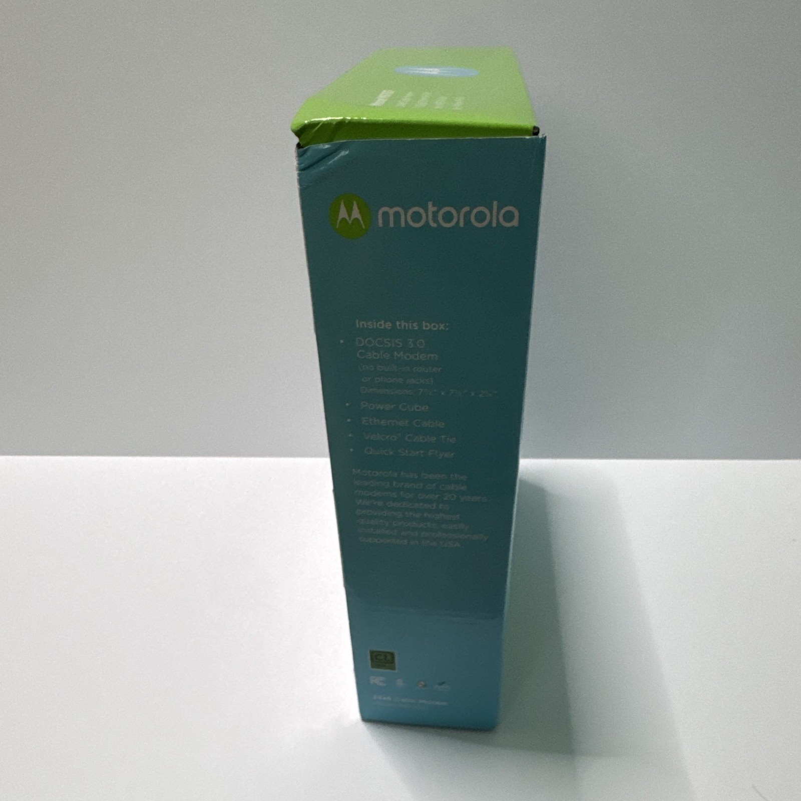 Motorola MB7621 DOCSIS 3.0 24×8 Cable Modem 1000+ Mbps Xfinity Black NO CABLES