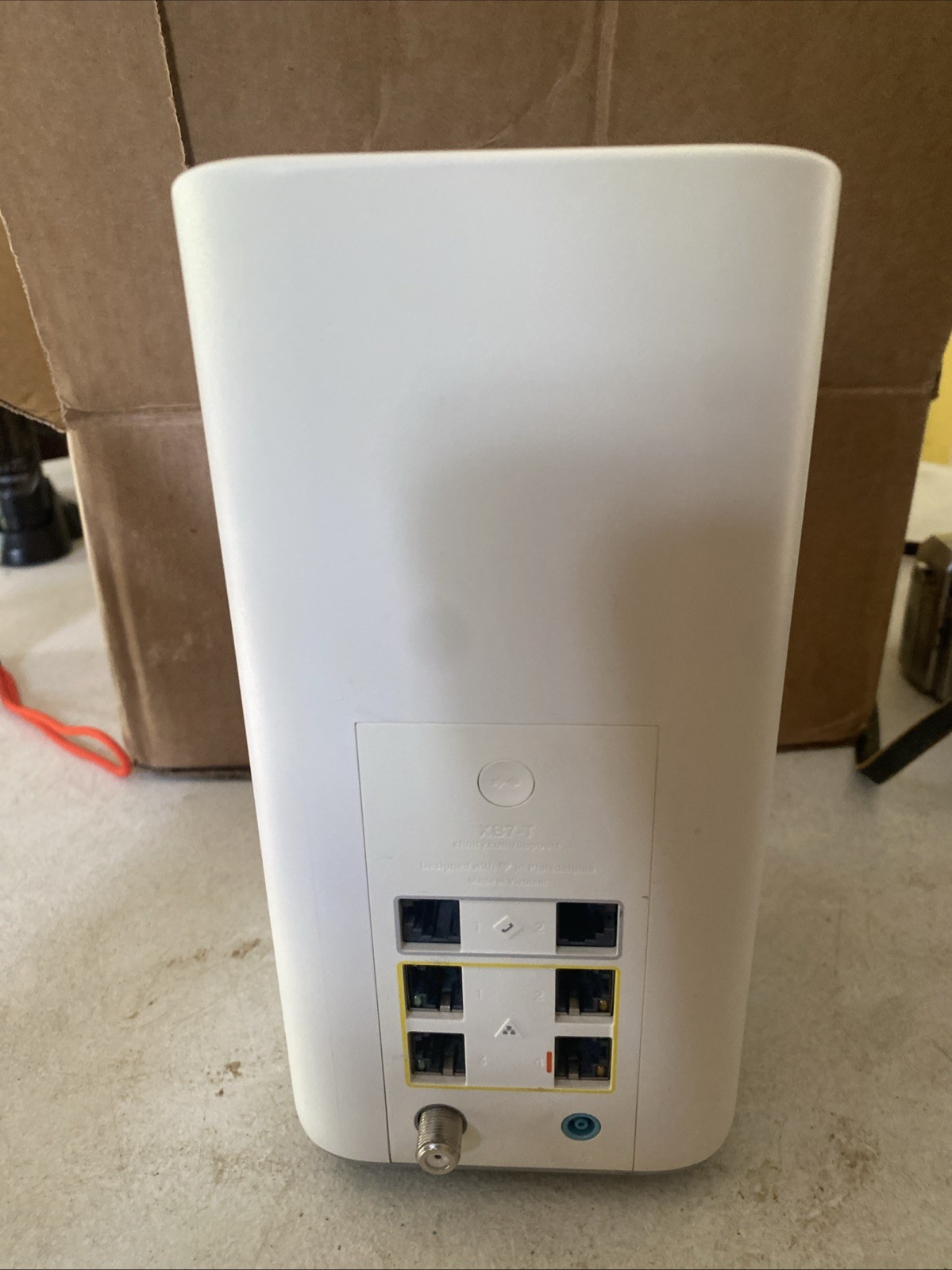 Xfinity XB7-T Gateway Modem Router With Power Cord And Coaxial Cable