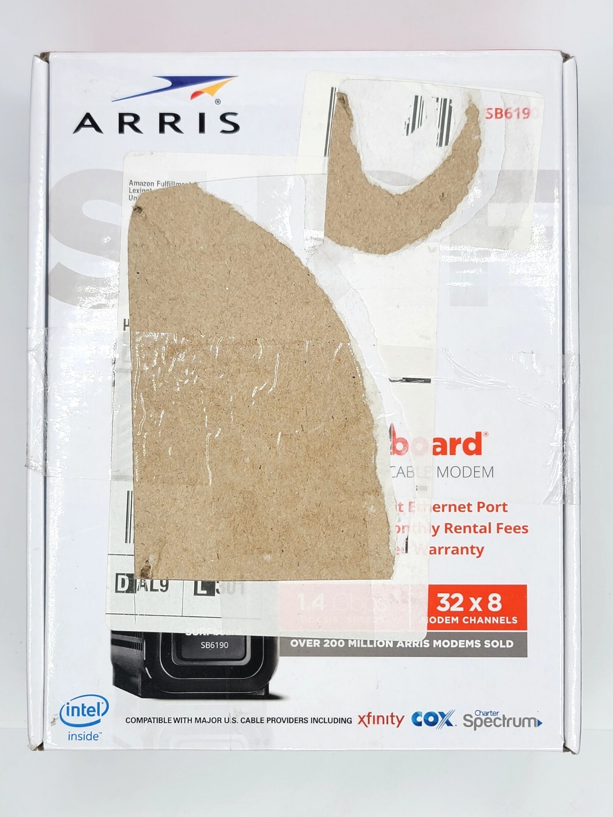 Arris Surfboard Docsis 3.0 Cable Modem SB6190 Cox SPECTRUM Comcast XFINITY BLACK