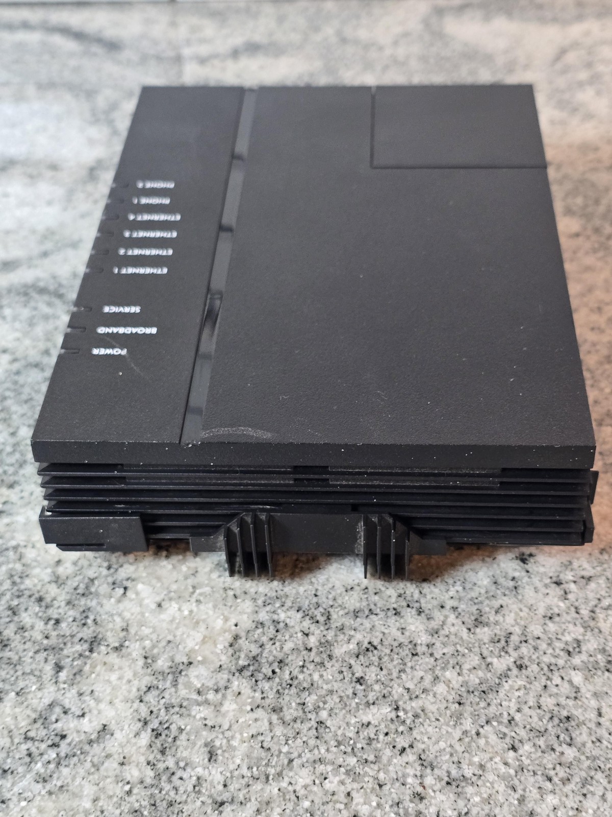 Calix 716GE-I R2 Gigabit Ethernet ONT Modem Router 4-Port Phone Black Gateway
