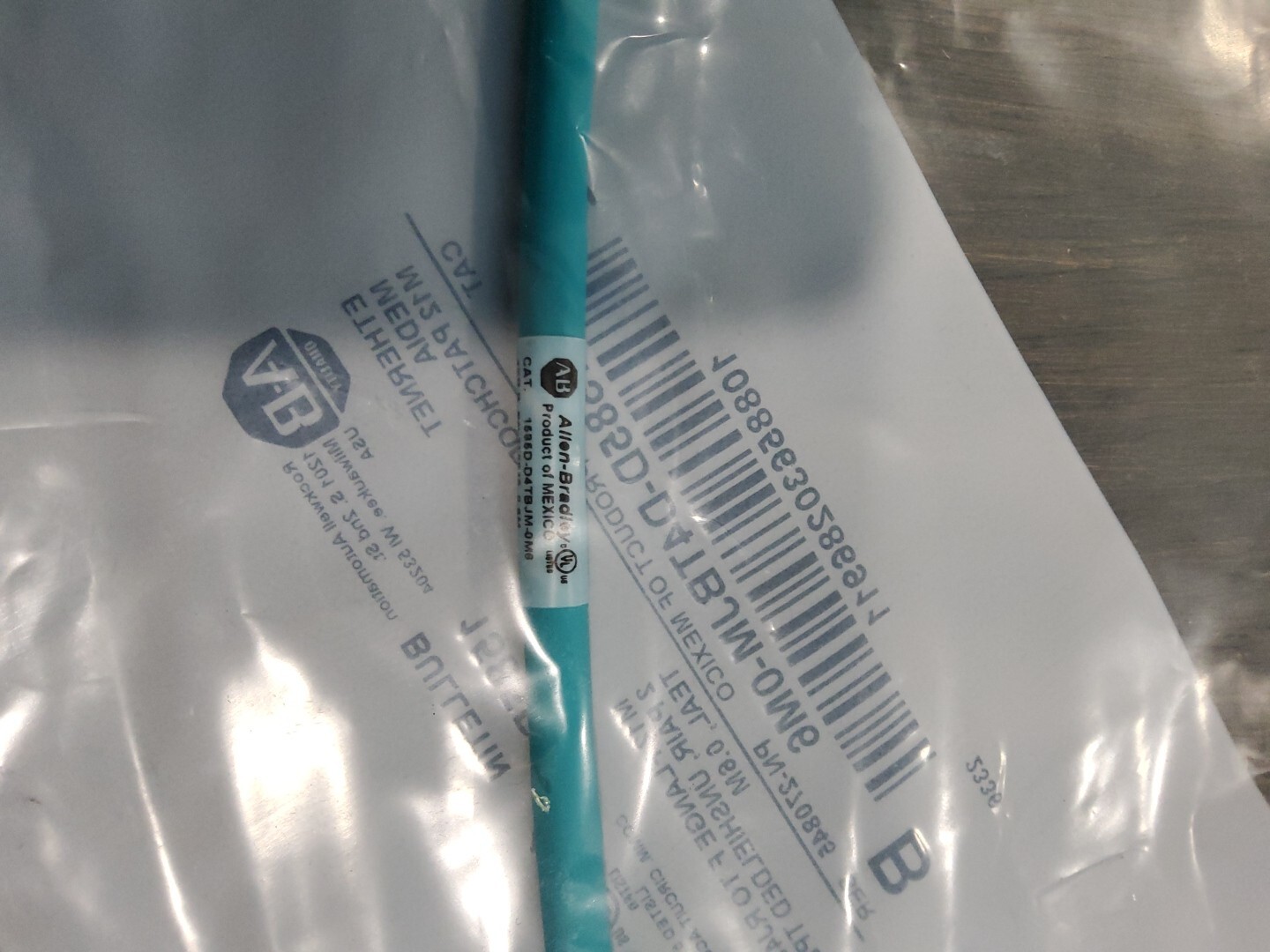 Allen Bradley Ethernet Media M12 Patchcord- 1piece
