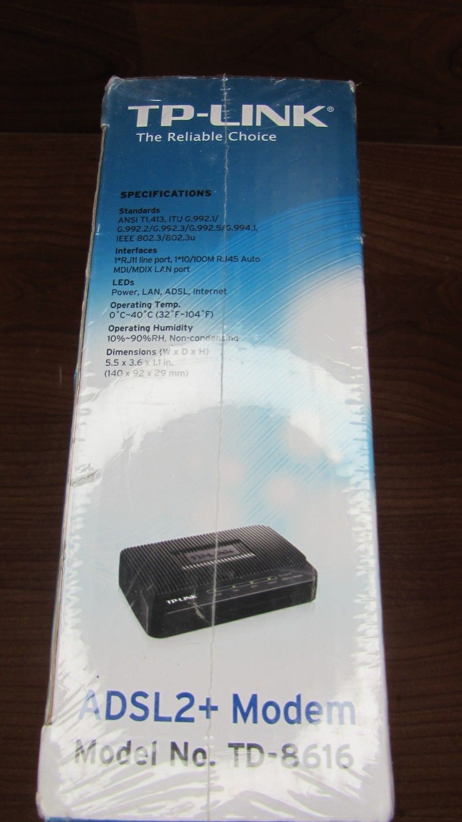 TP-Link TD-8616 ADSL2+ Modem High Speed Broadband 24Mbps RJ45 – Brand New