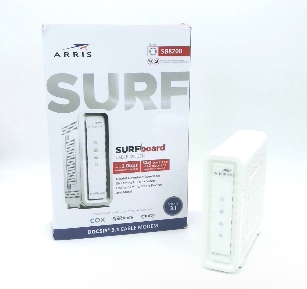 ARRIS – SB8200 v3 – 32×8 DOCSIS 3.1 – 1 Gbps Cable Modem NEWEST MODEL