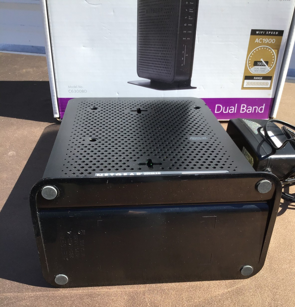 NETGEAR C6300BD AC1900 DOCSIS 3.0 Cable Modem WiFi Router