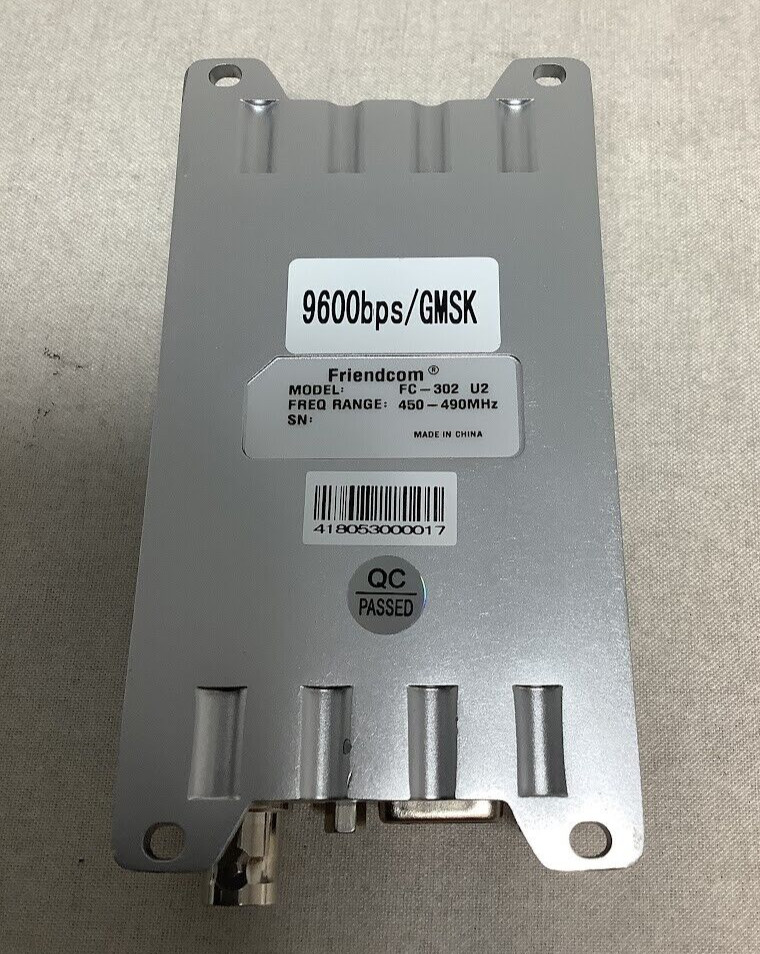 Friendcom FC-302 U2 UHF/VHF 9600bps GMSK Data Radio Modem 1-5W 450-490MHz