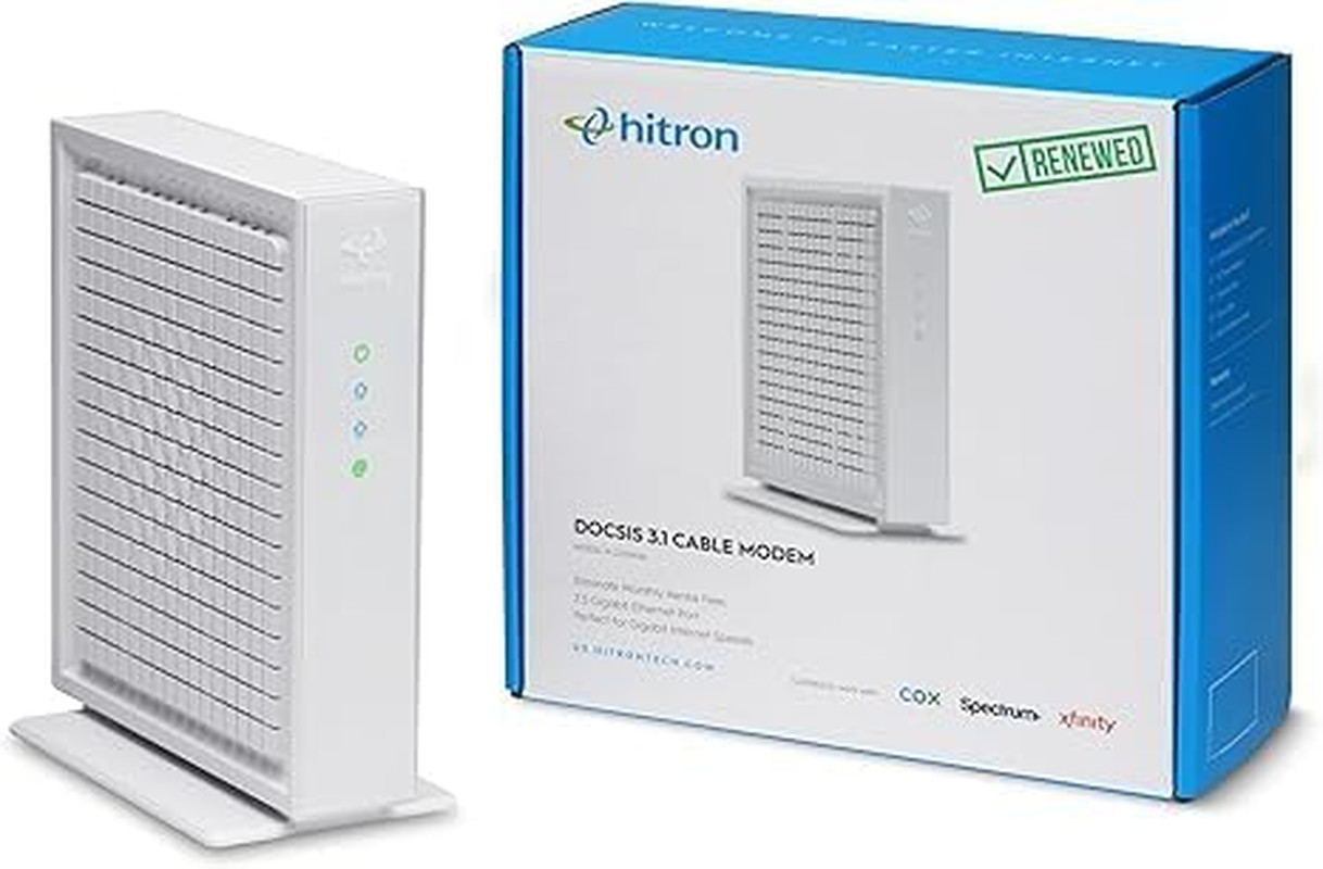 CODA56 Multi-Gigabit DOCSIS 3.1 Modem | 2.5 Gbps Max Internet Speeds | Certified
