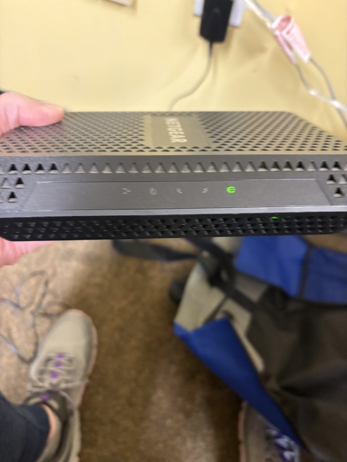NETGEAR CM600 Cable Modem 960Mbps DOCSIS 3.0 with Power Supply – Tested