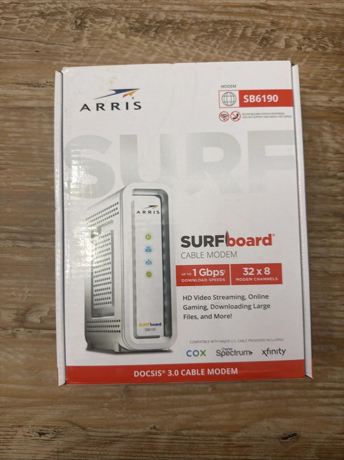 ARRIS Surfboard (32×8) CableModem, DOCSIS 3.0, – New Condition