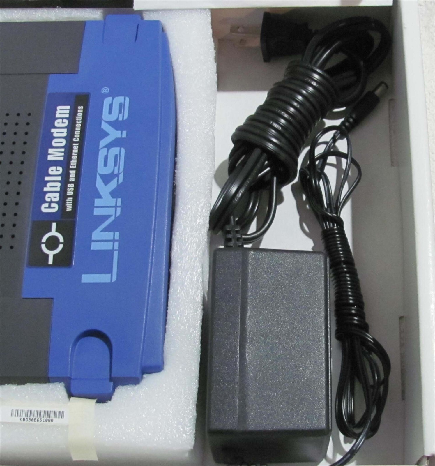 Linksys Cable Modem With USB & Ethernet Connections (Model #BEFCMU10) NEW