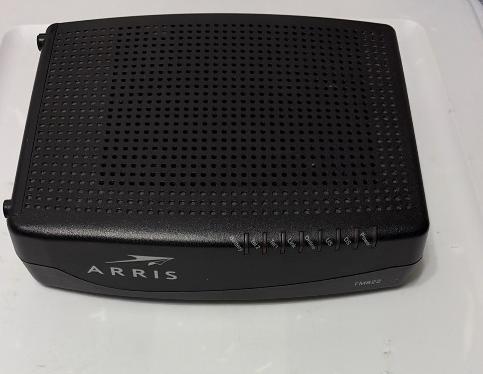 Arris TM822A Telephony Cable Touchtone High Speed Modem DOCSIS 3.0 TM02DLD822