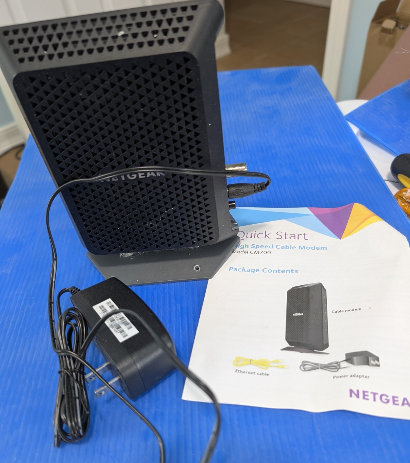 netgear cm700 high speed cable modem