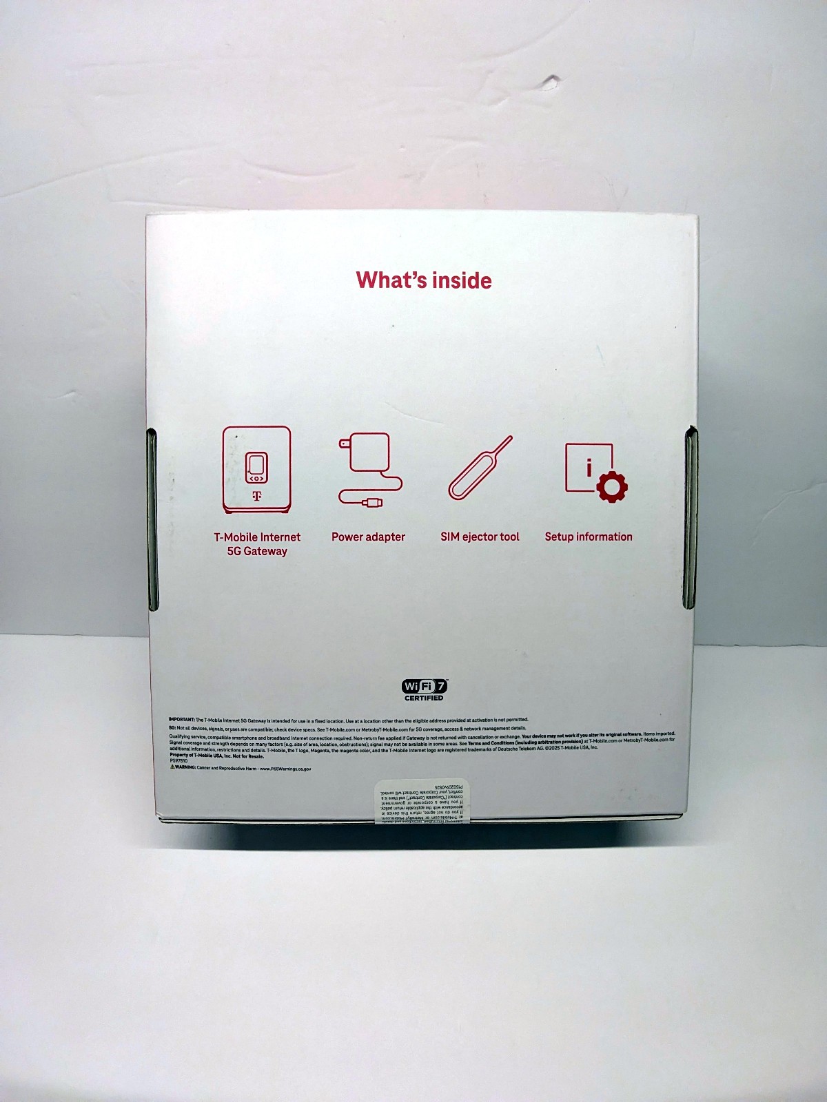 T-Mobile G5AR 5G Home Internet Gateway Modem Router WiFi 7 IMEI Clean New Sealed