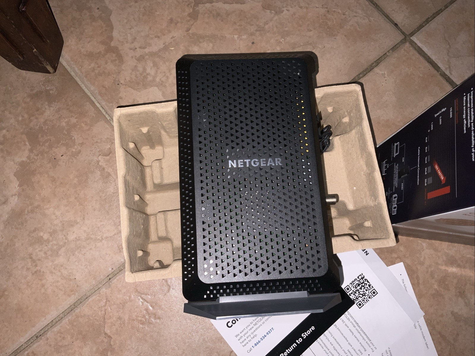 NETGEAR CM1150V Nighthawk Multi-Gig Speed Cable Modem for XFINITY Voice