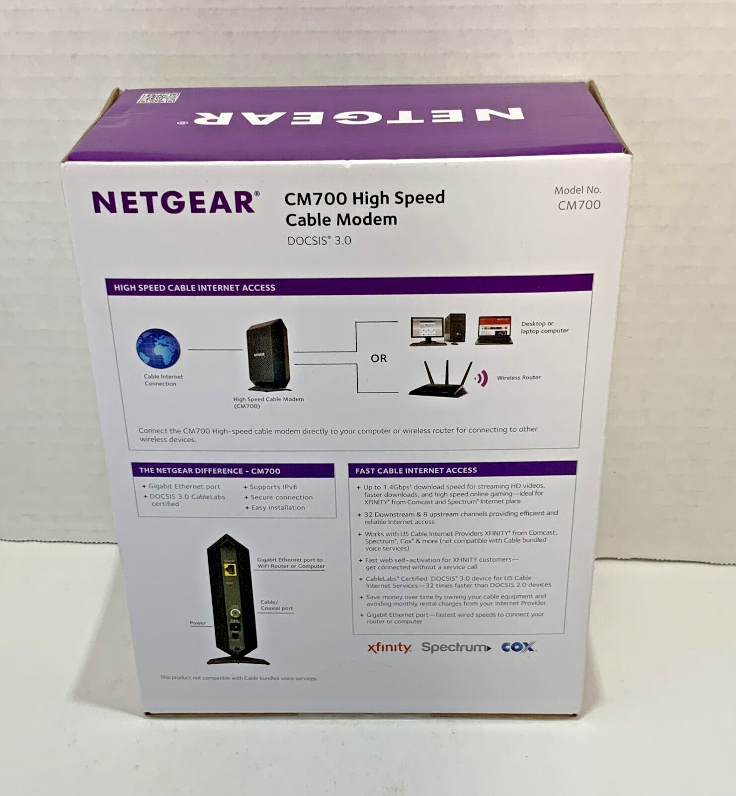 NETGWAR CM700 High Speed Cable Modem DOCSIS 3.0