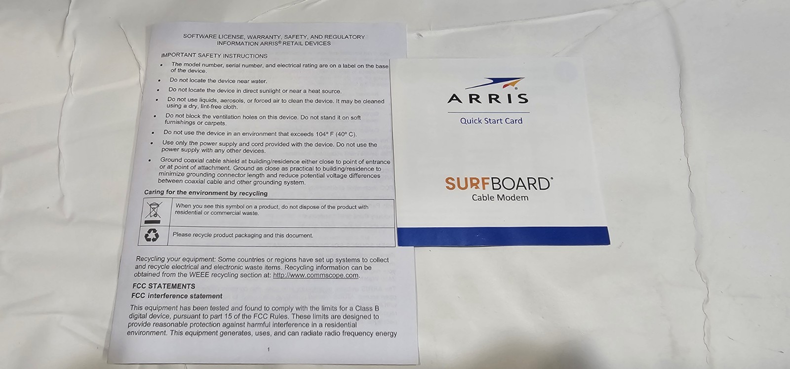 ARRIS – SURFboard S33 32 x 8 DOCSIS 3.1 Multi-Gig Cable Modem with 2.5 Gbps New