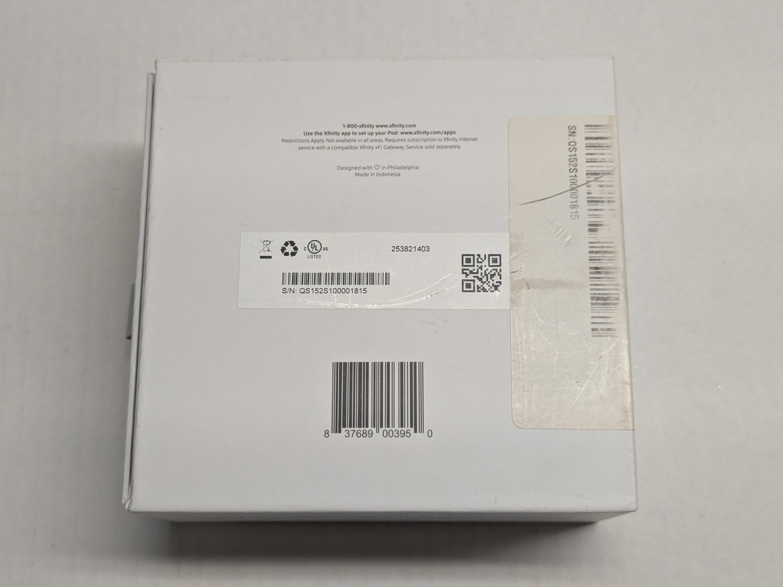 Xfinity Comcast xFi Pod 2nd Gen Model XE2-SG WiFi Network Extender
