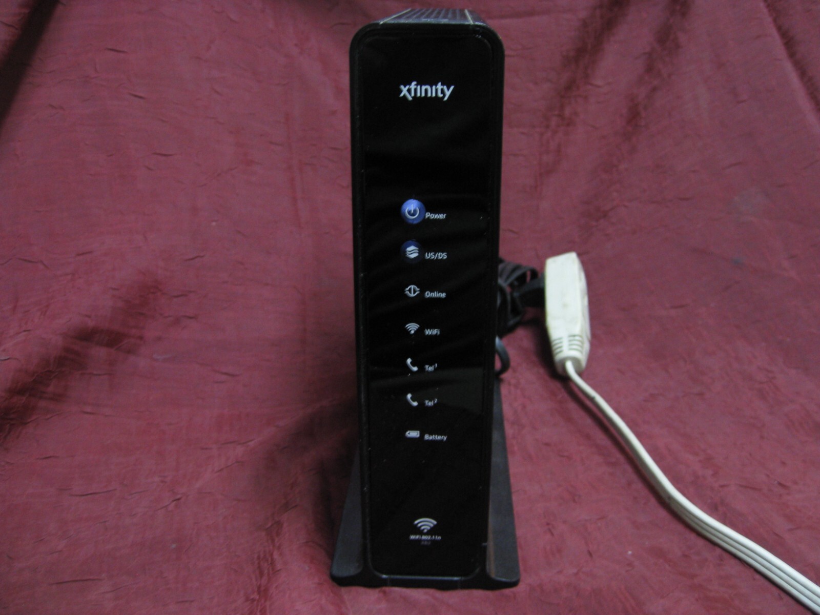 Arris Xfinity Comcast Wireless wired Modem Router TG862G/CT TG02DH7862CT & cord