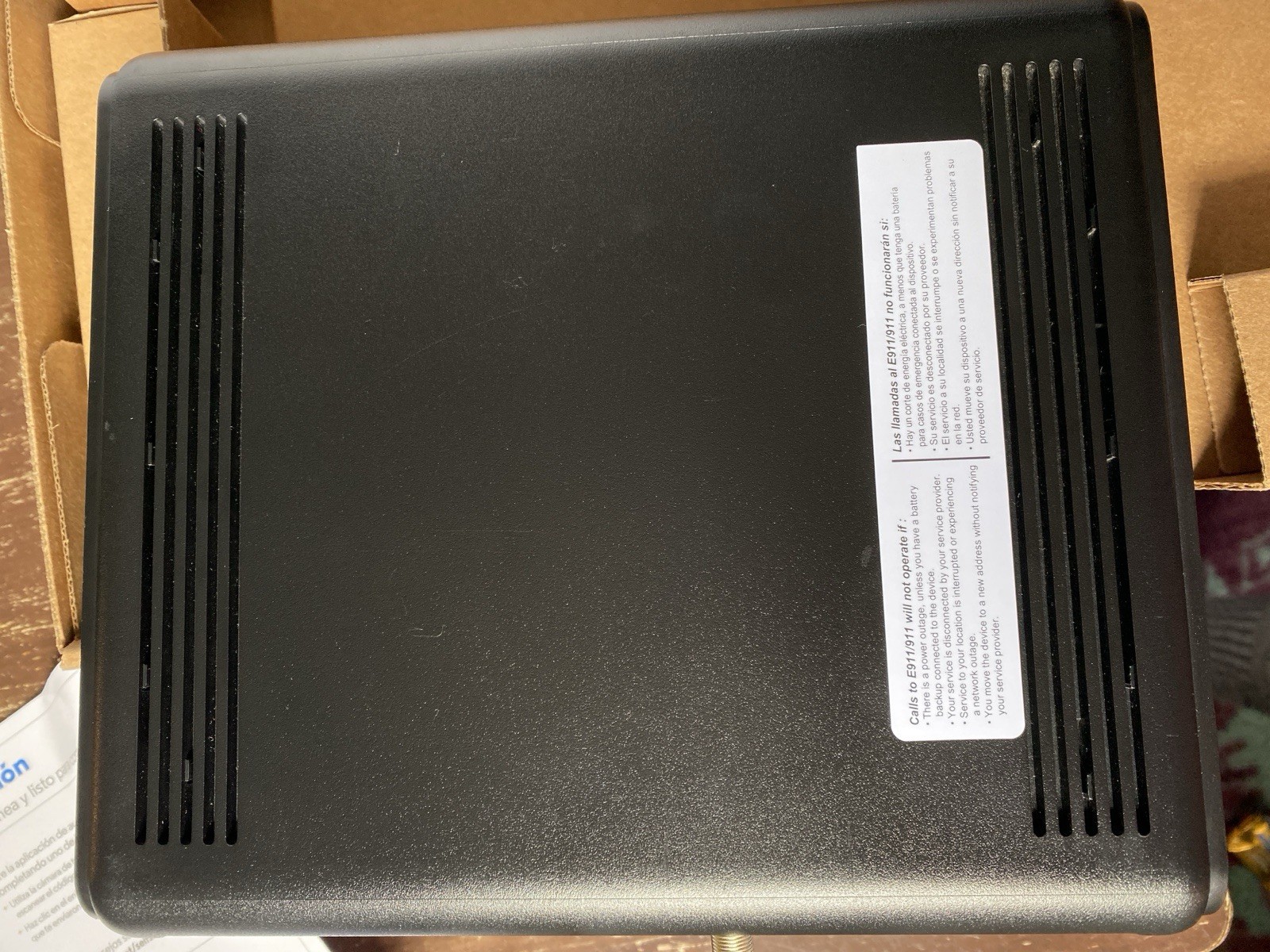Optimum UBC1326 Gateway 6 DOCSIS 3.1 Modem/Router for Optimum (Never Activated)