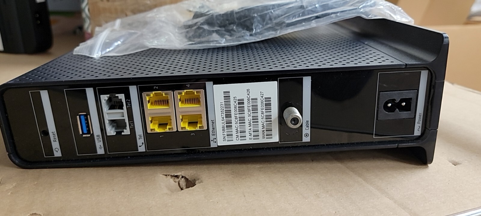 10pcsARRIS Touchstone TG2472G Cable Voice Gateway Modem 24×8 DOCSIS 3.0 Gateway