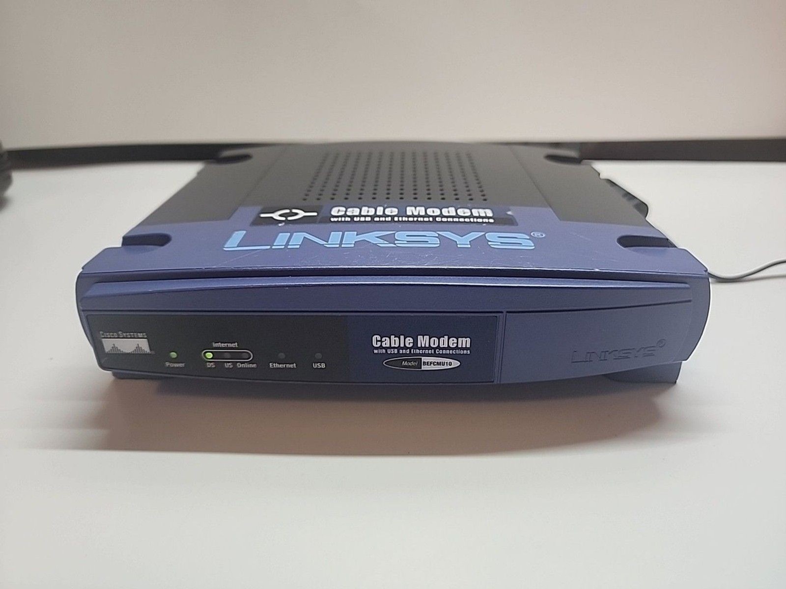 LINKSYS BEFCMU10 Cisco Systems Version 4 Ethernet USB Connections