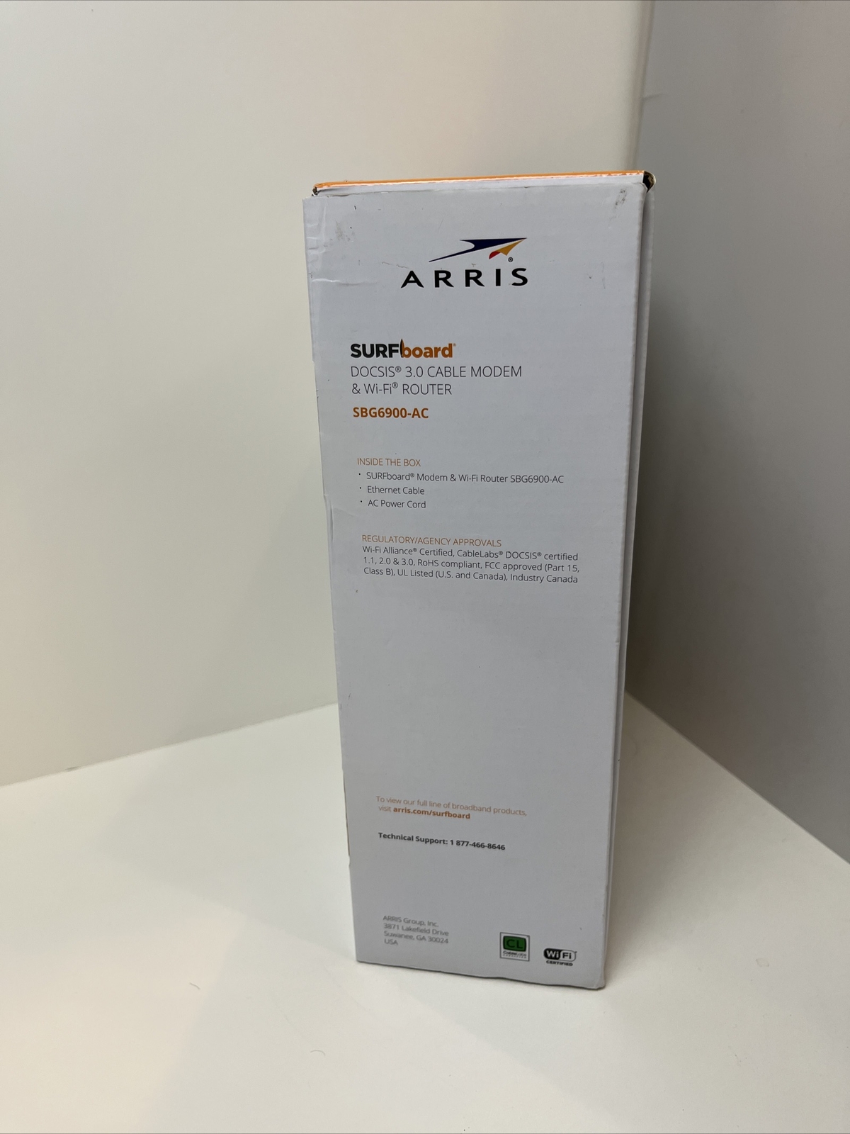 ARRIS SBG6900-AC Dual-Band WiFi Cable Modem Router AC1900 DOCSIS 3.0 Gigabit-New