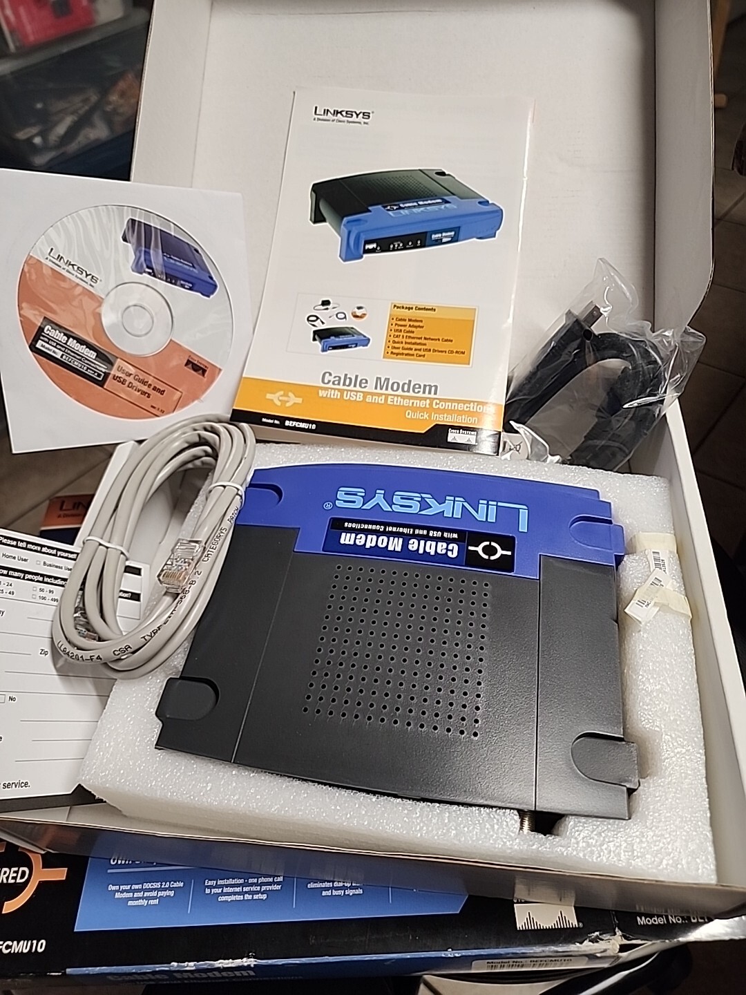 Linksys BEFCMU10 42.88 Mbps