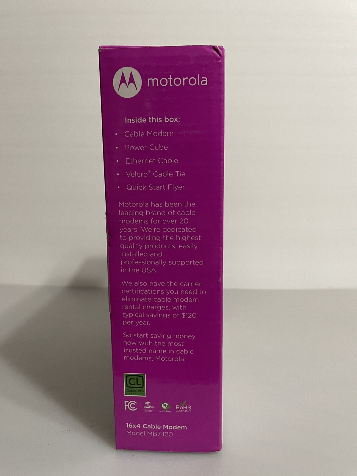 Motorola MB742010 686mbps DOCSIS 3.0 Cable Modem