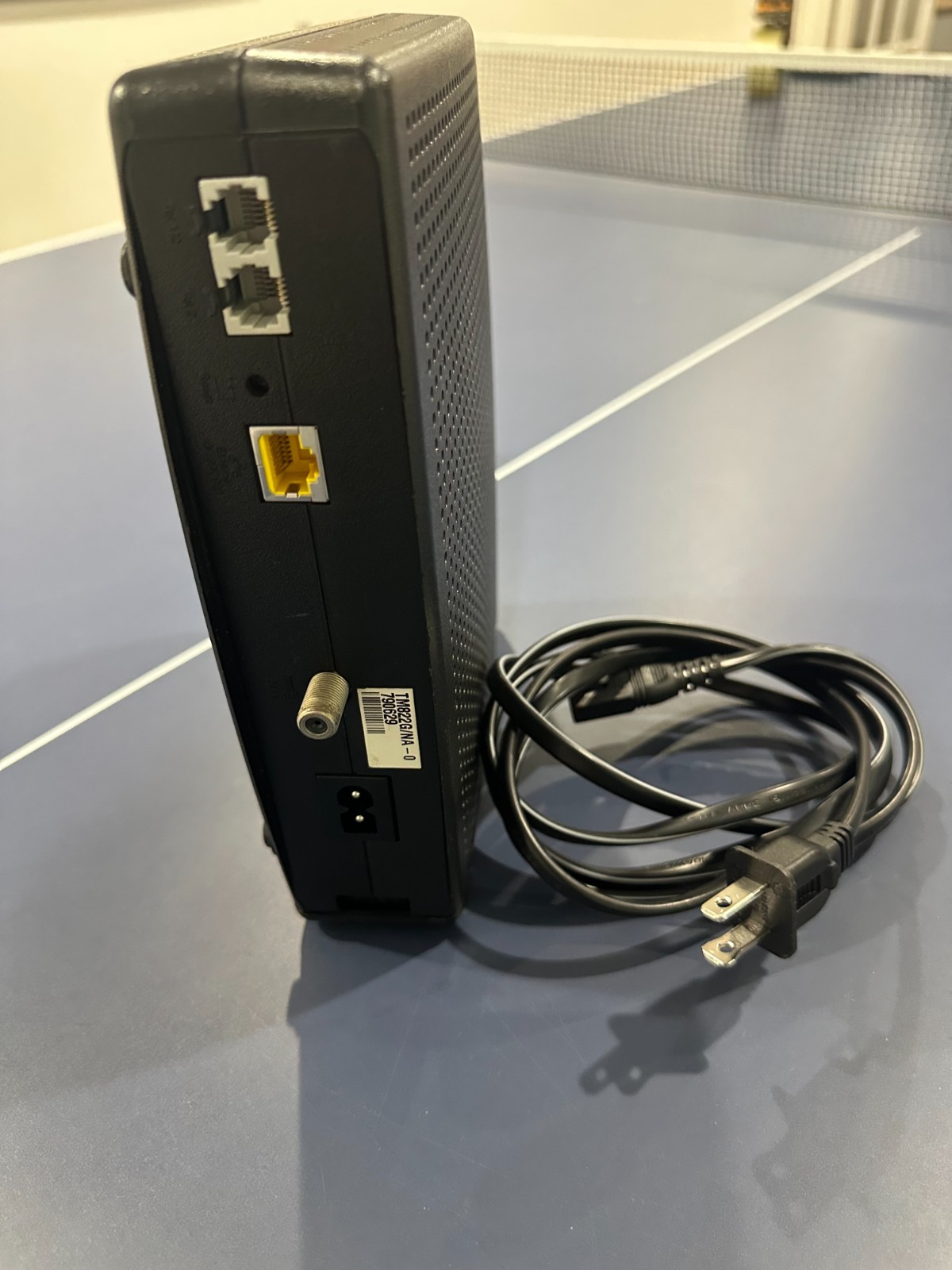 ARRIS TM822G DOCSIS 3.0 CABLE VoIP TELEPHONY MODEM OPTIMUM W/BATTERY BACKUP