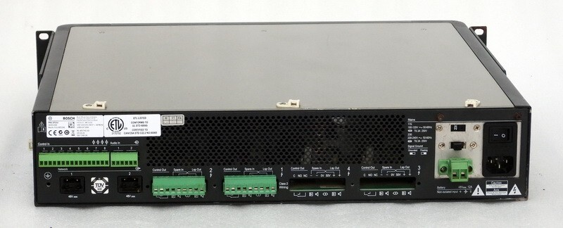 BOSCH PRS-2P250 PUBLIC ADDRESS PA SOUND SYSTEM POWER AMPLIFIER UNIT
