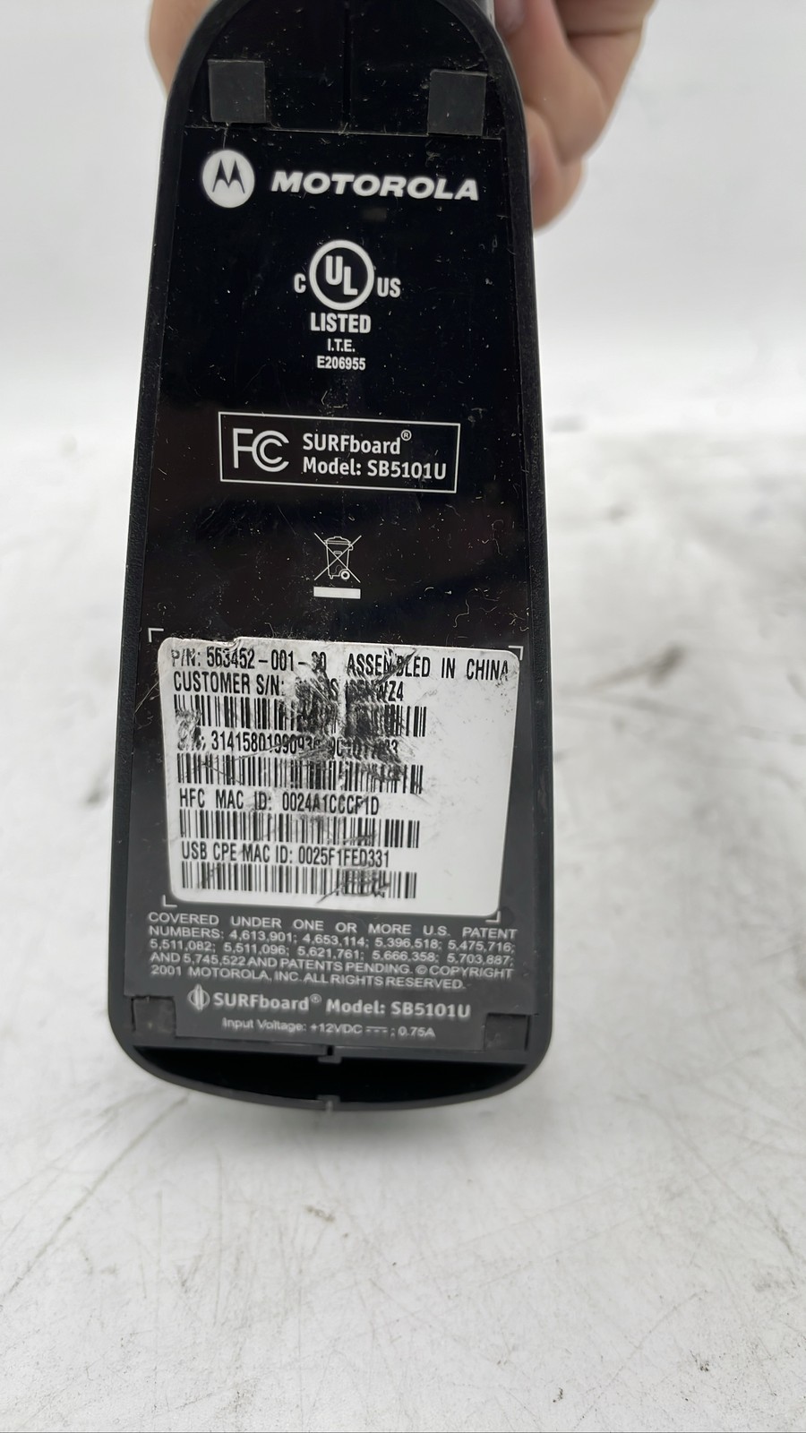 Motorola SB5101U & SB6141 Cable Modems DOCSIS Lot Of 2