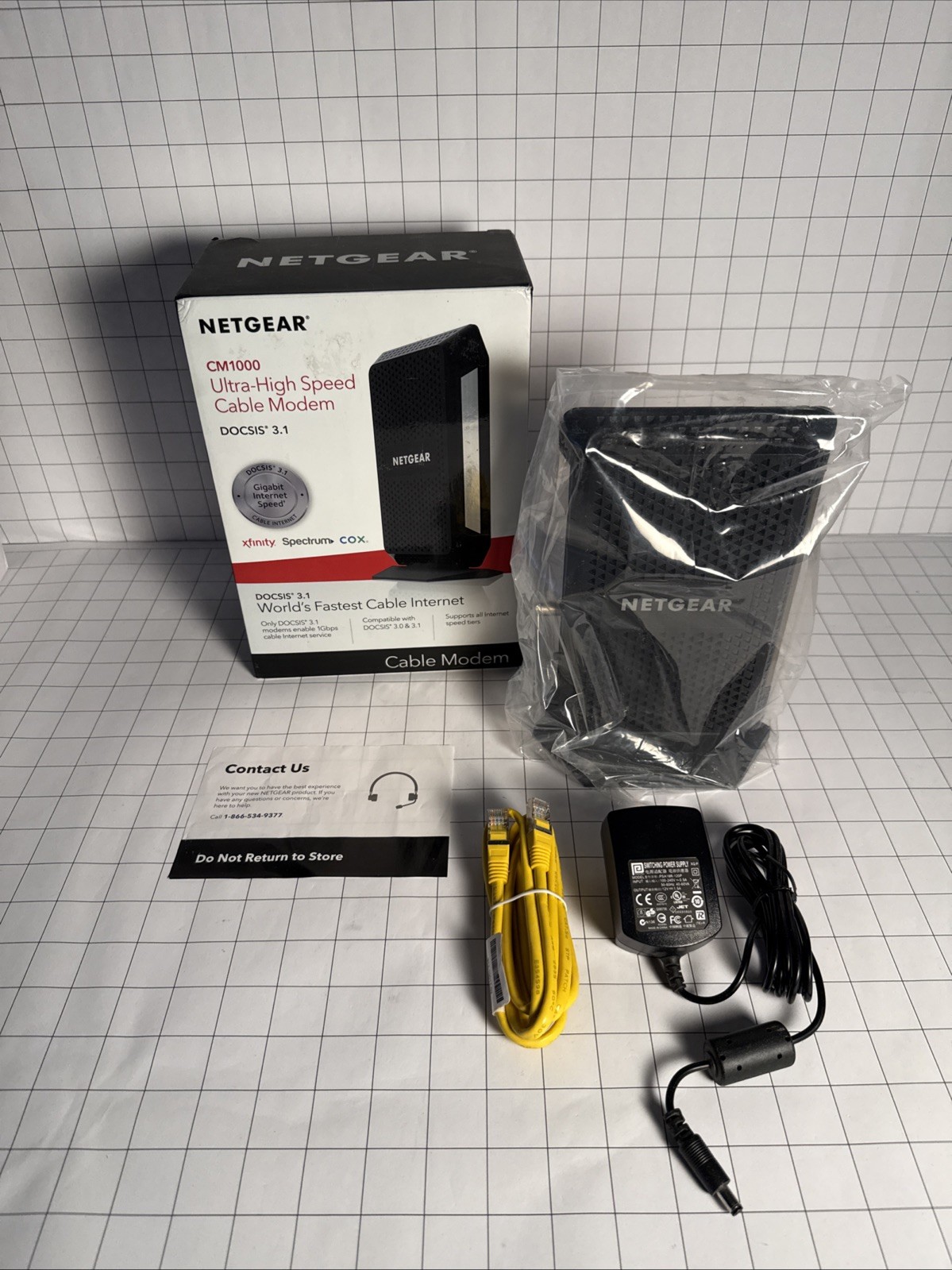 netgear cm1000-1aznas nighthawk docsis 3.1 cable modem