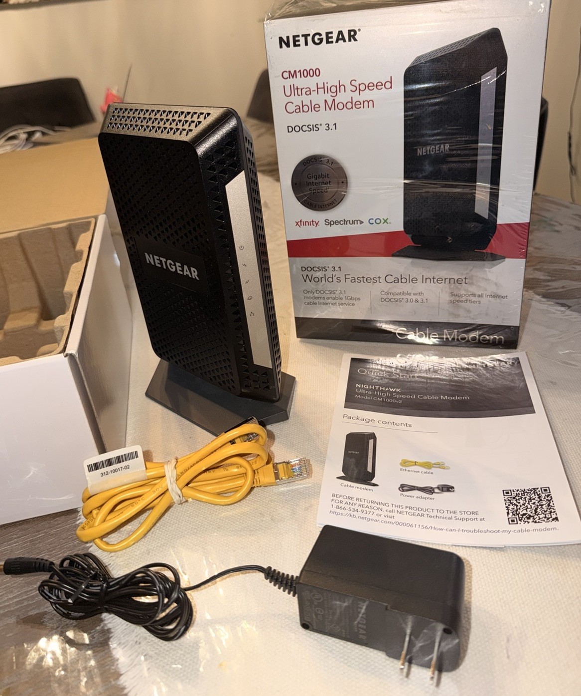 Netgear CM1000 High Speed Cabel Modem – Up to 1GBPS