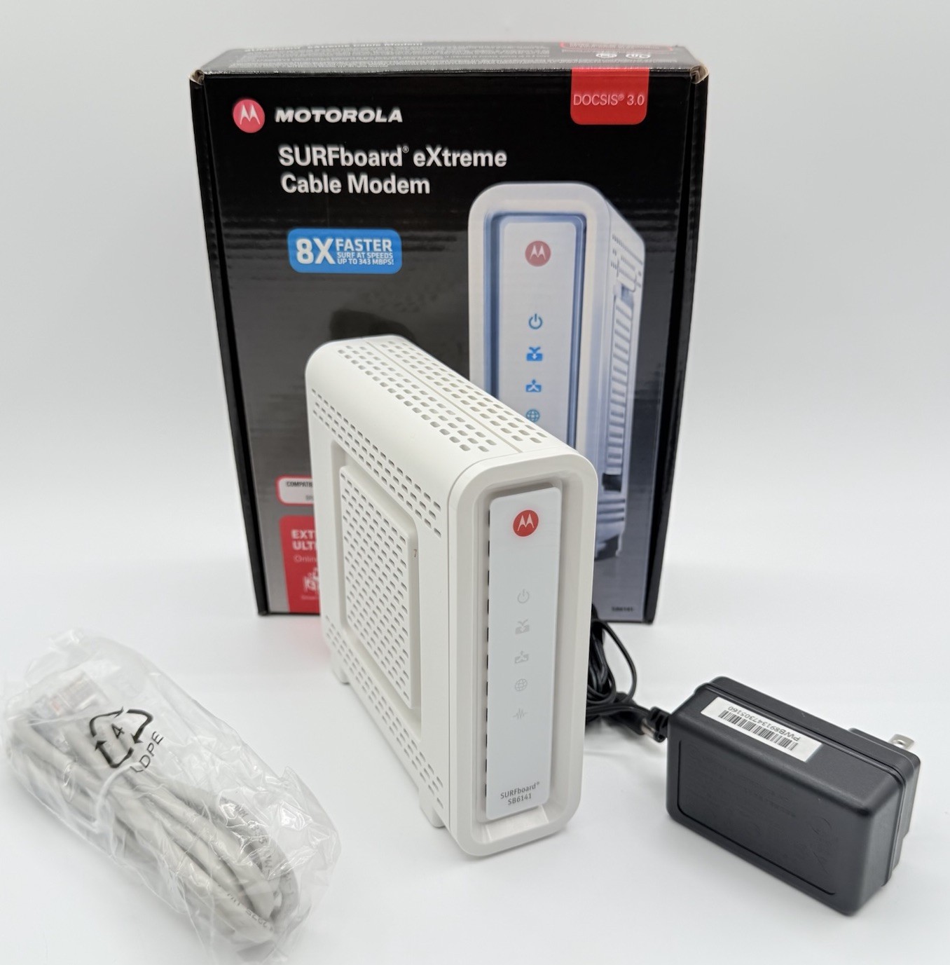 Cable Modem Motorola SURFboard Extreme SB6141 Docsis 3.0 Tested