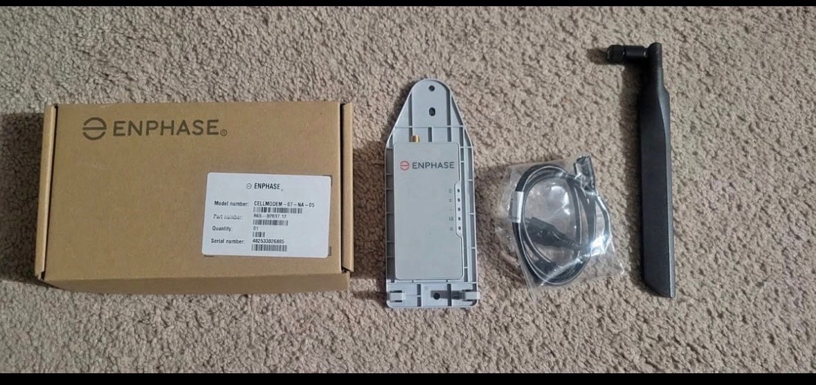 Enphase CELLMODEM-07-NA-05 4G USB Modem DOCSIS 3.0 Unlocked w/ Antenna.