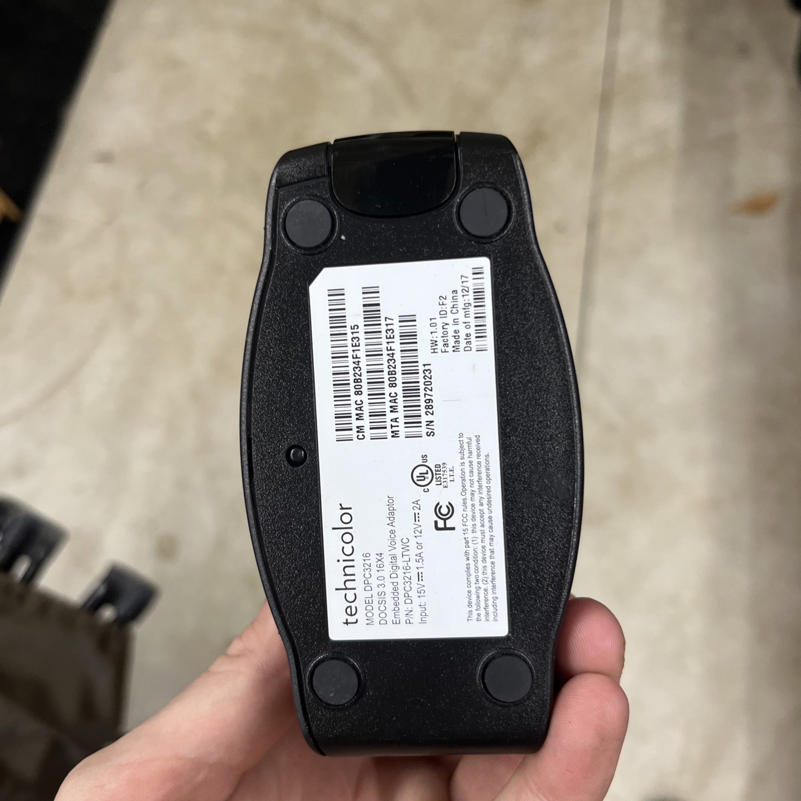 Technicolor DPC3216 Docsis 3.0 16×4 Cable Modem Embeded Digital Voice Adapter