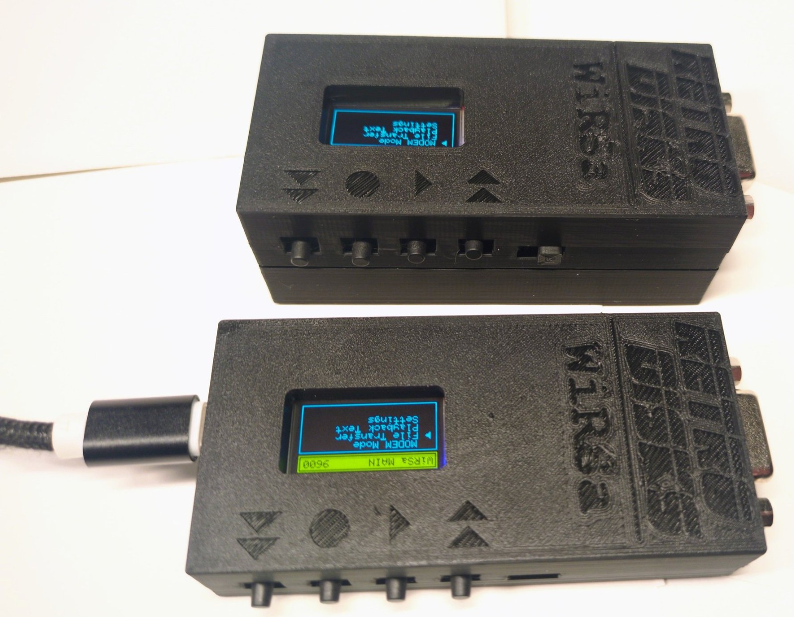 WiRSa v3 Wifi RS232 Serial Modem adapter with SD Reader, SLIP, PPP, Telnet