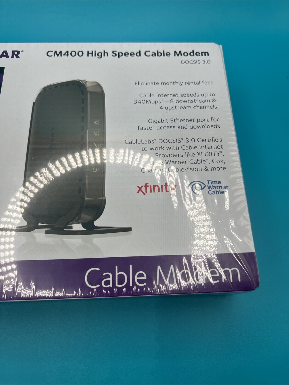 Netgear CM 400 High Speed Modem Cable New Sealed