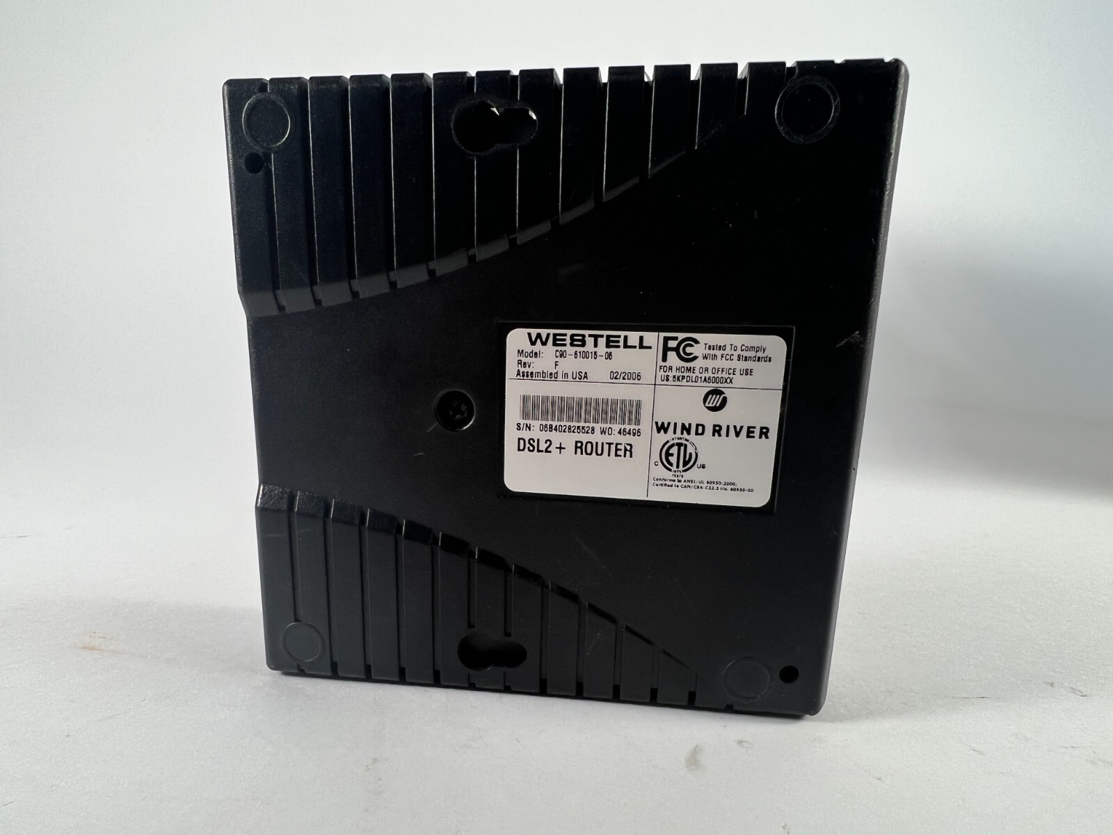 Westell 6110 DSL2 Plus Bridge Modem DSL Modem – C90-611015- 06
