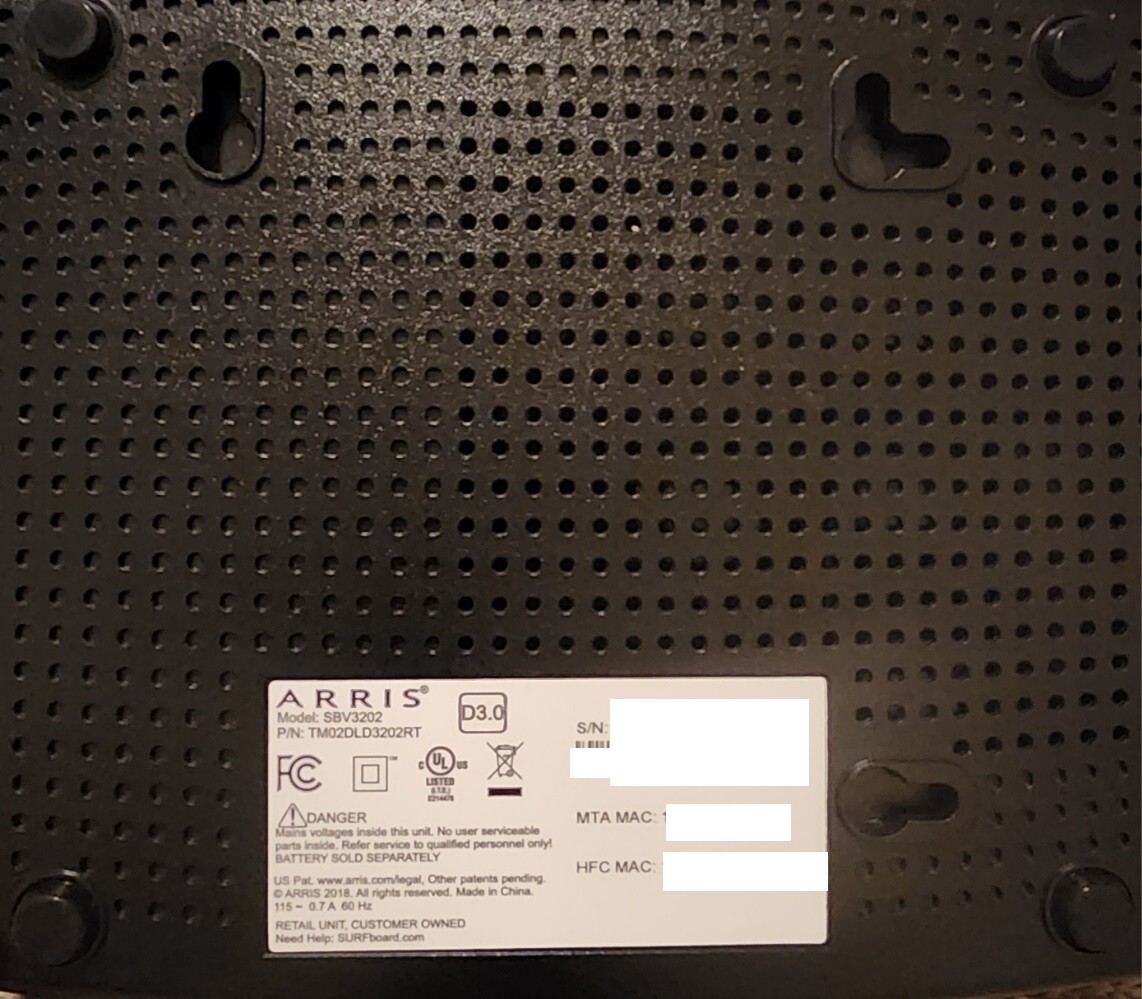 ARRIS SURFboard SBV3202 – DOCSIS 3.0 Modem for Comcast,Xfinity Internet & Voice